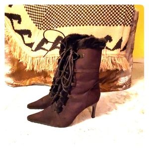 BAKERS "BROWN SUEDE"  Lace up Boots
